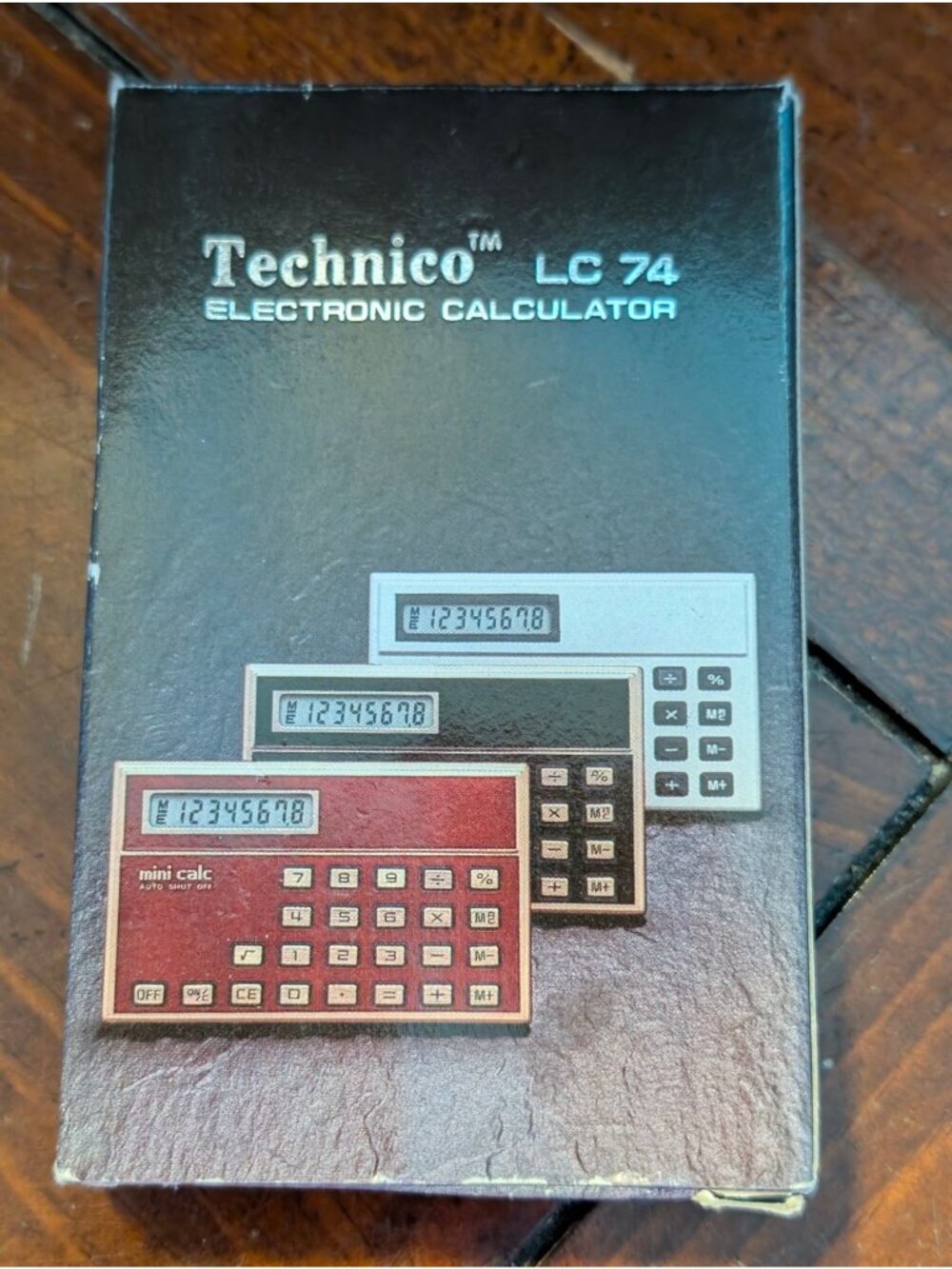 Technico LC 74 Mini Electronic Calculator With Auto Shut Off & Case